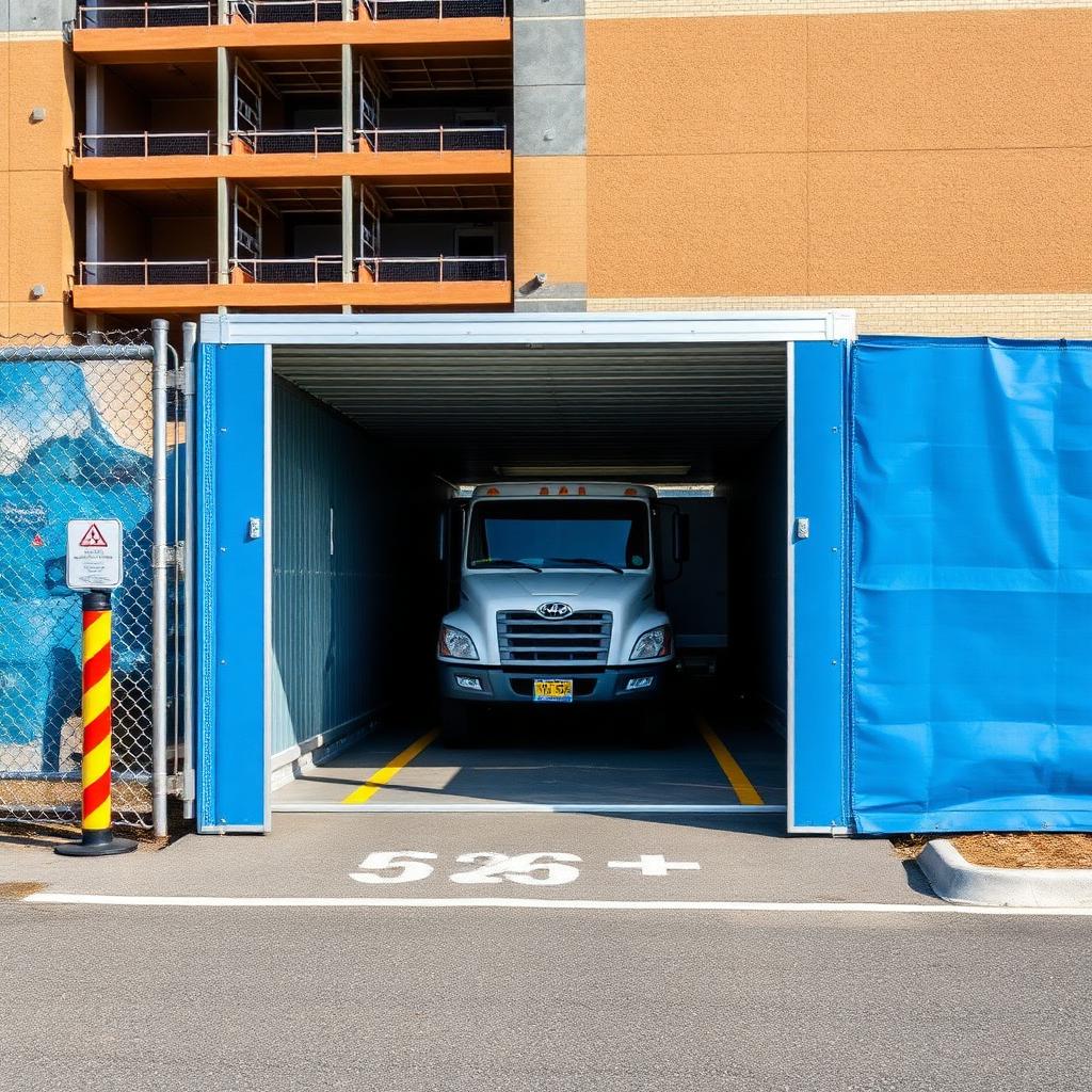Mobil kerítés gépjárműkapuval