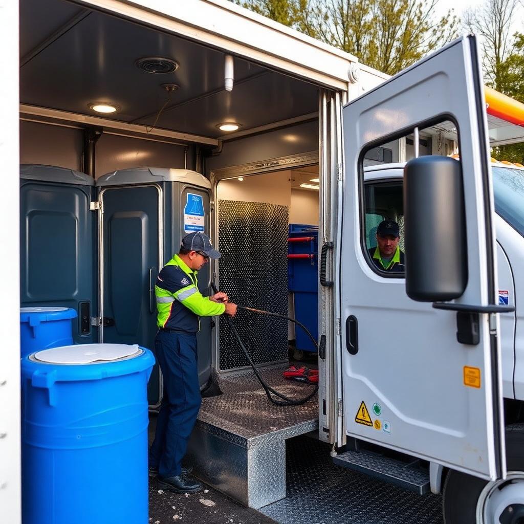 Mobil WC karbantartás és tisztítás