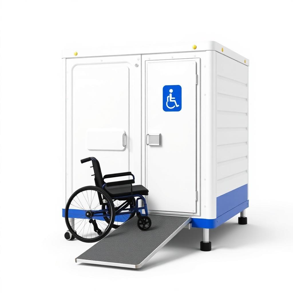Mozgássérült mobil WC